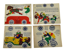1932 Clark's Circus Spool Toys The Spool Cotton J P Coats Company Set of 4 A34 
