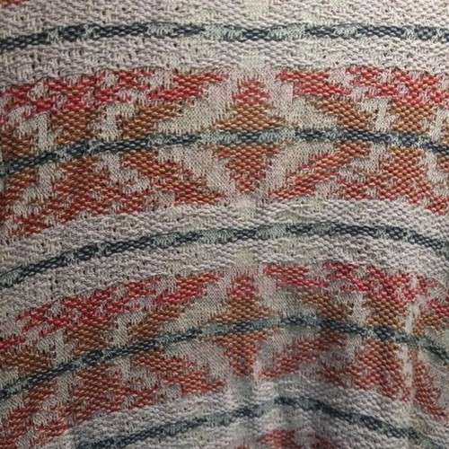 Lucky Brand Waterfall Sweater Cardigan-Medium-Aztec-Neutral-Pink-Geometric - Picture 8 of 8