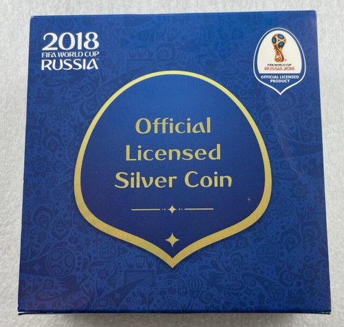 2018 Australia FIFA World Cup Russia $1 Pure Silver 1oz Coin - Imagen 6 de 7