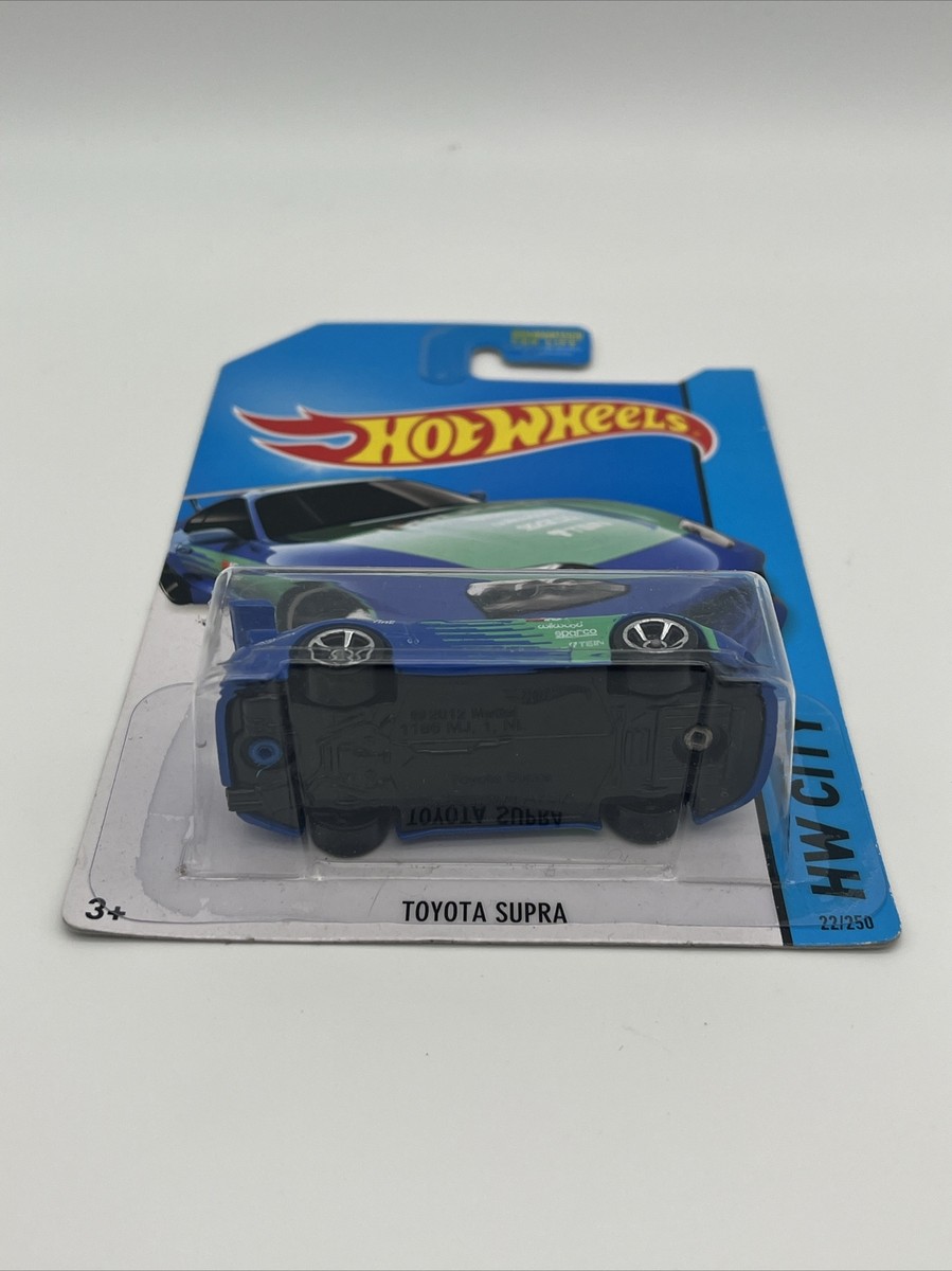 2014 Hot Wheels TOYOTA SUPRA H City FALKEN Night Burnerz Blue
