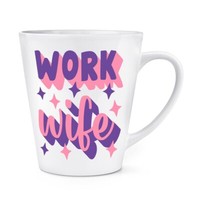 Arbeit Ehefrau 341Ml Latte Becher Tasse Liebe Scherz Weiß Tag Geburtstag Lustig