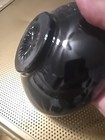 Vintage Black Glass  Rose Bowl Indiana Glass Waterfall Edge 6.5" Estate #JJ88 — photo 10