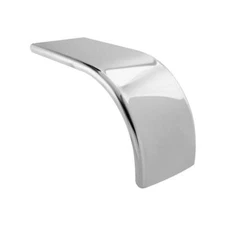 hodgebuilt 72" Half Fender Stainless Steel polished Smooth Pair truck semi new 
