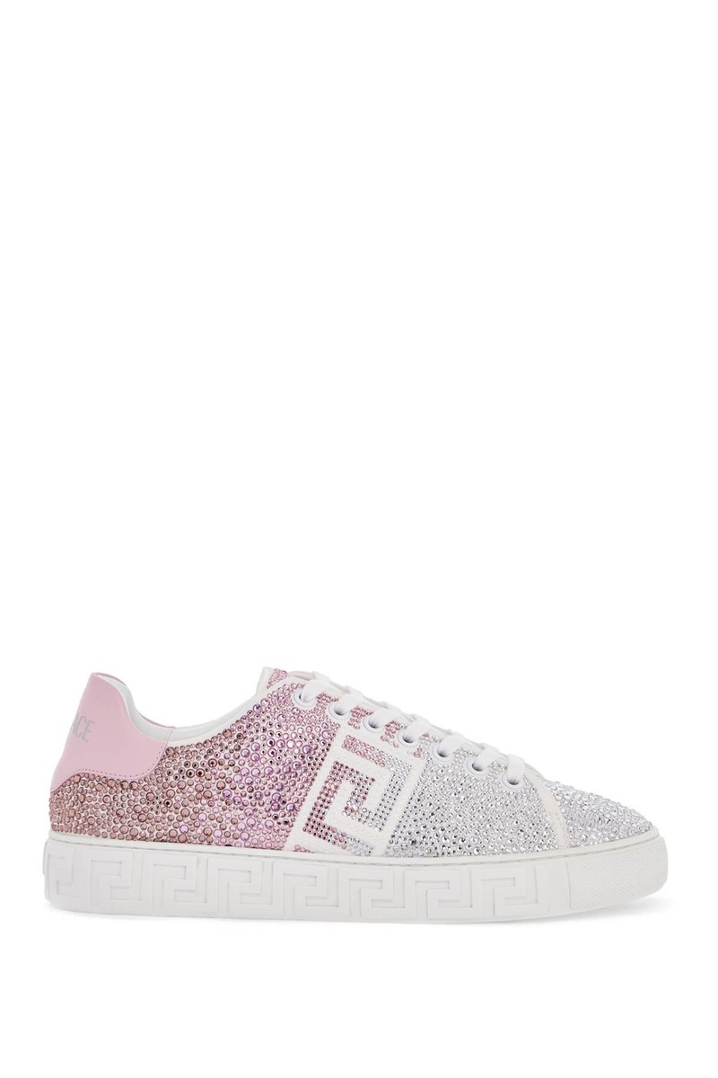 スニーカー VERSACE Women Sneakers 1013568 1A13090 2WL90 white Sneakers VERSACE Woman Tg. 8 US 10135681A13090 2WL90 Pink | eBay
