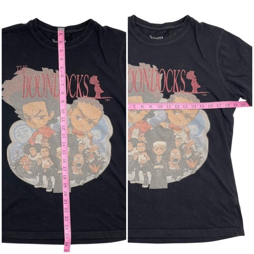 The Boondocks T-Shirt Adult Sz M Black Short Sleeve American Thrift Brand Retro - Picture 6 of 6