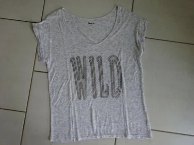 TEE SHIRT MANCHES COURTES LIBFRTO gris Taille L très bon état - Photo 1/2
