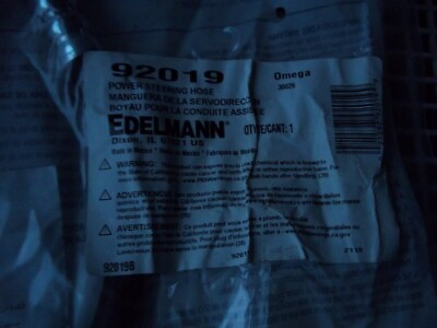 #ad #ad Power Steering Pressure Line Hose Assembly Pressure Line Assembly Edelmann 92019 $26.99