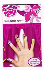 My Little Pony Temporary Tattoo Puppets 5 Finger 