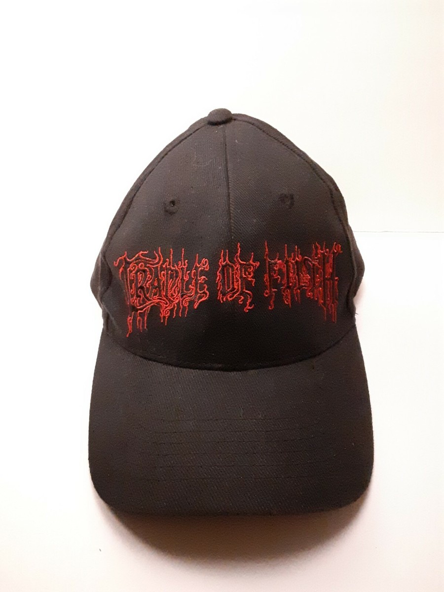 Cradle of filth Embroidered Nymphétamine One Size Hat RARE Black