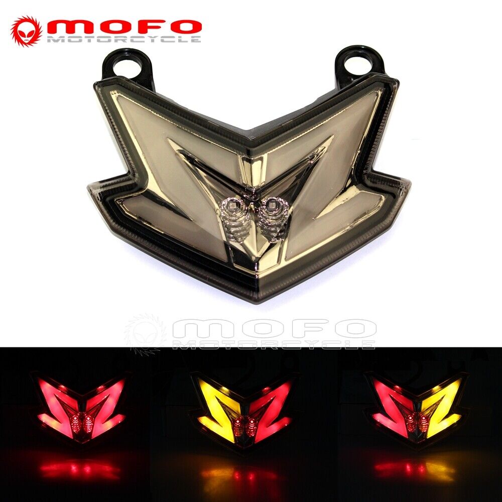 70's限定品　ブースカ 450　ピンクネオンyellow crown（黄冠版) Motorcycle LED Brake Tail Light with Turn Signals For