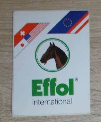 Old Sticker | Sticker Effol International Horse Care