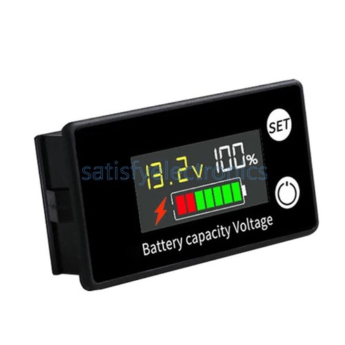 1 PIEZA DC8-100V Pantalla LCD Digital Medidor de Voltímetro Batería Indicador de Alimentación - Imagen 8 de 9