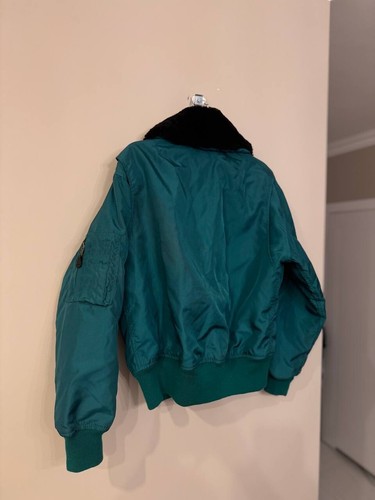 Vintage bomber Aviation USA rare 80s 90s jacket size S - Picture 5 of 8
