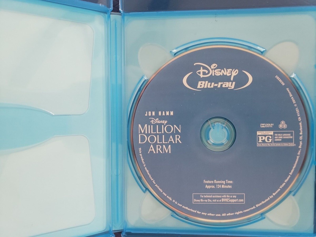 Million Dollar Arm (Blu-ray Disc, 2014) 12 786936843262|