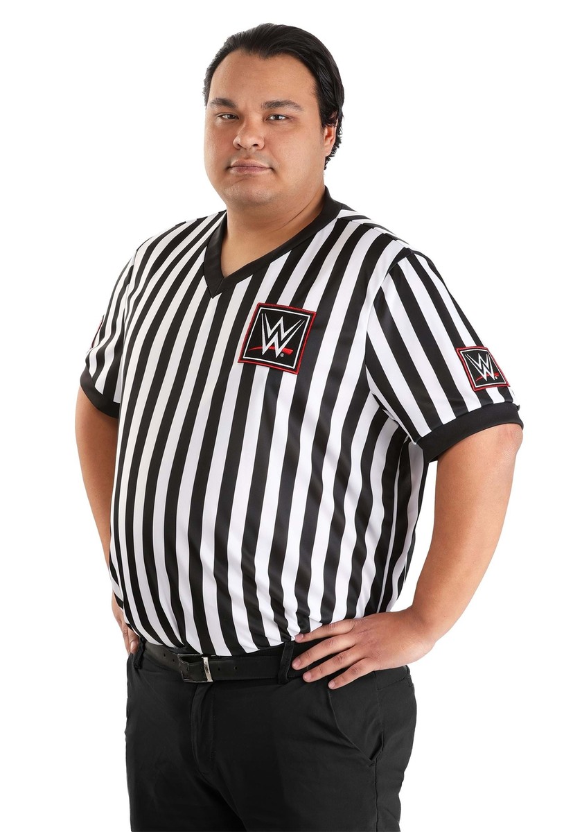 クック Plus Size WWE Referee Shirt Costume for Men | eBay