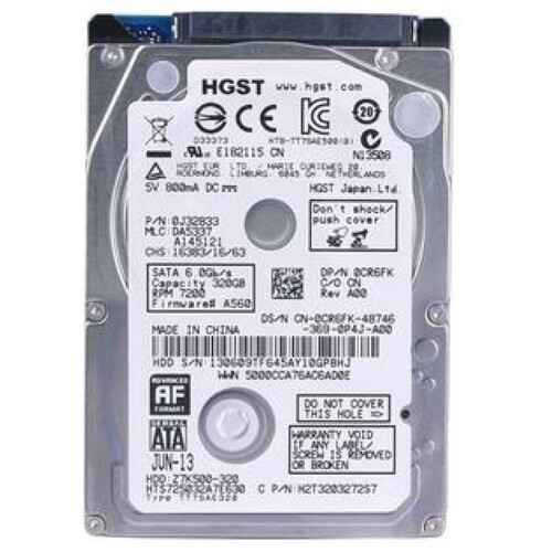HGST Z7K500-320 0CR6FK 500Gb 2.5" Laptop SATA Hard Drive - Picture 1 of 1