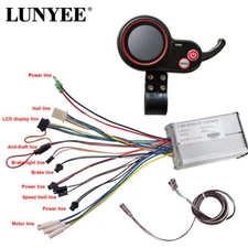 Electric Scooter LCD Display Meter Controller 36V 350W500W 48V 800W1000W 6-Pin