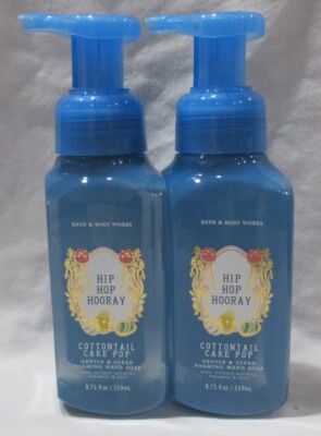 Bath & Body Works G&C Foam Hand Soap Lot 2 HIP HOP HOORAY COTTONTAIL CAKE POP