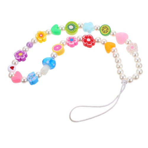 Beaded Mobile Phone Hanging Chain Cell Charm Wrist Strap Wristlet for - 第 1/12 張圖片