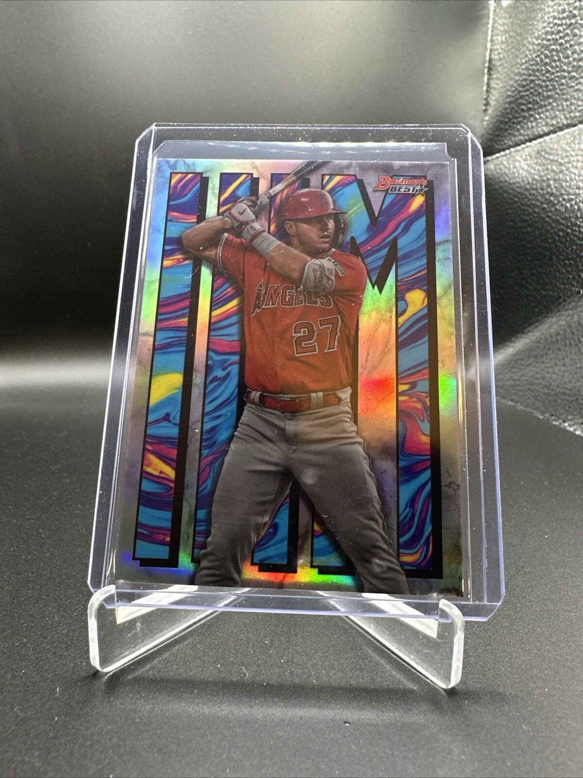 2023 Bowmans Best - MIKE TROUT - SSP Case Hit "HIM" Insert Refractor 🔥