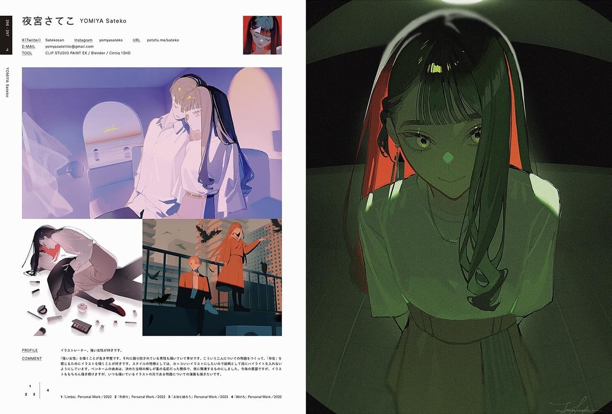 TONELLI アートブック ILLUSTRATION 2024 Art Book 10th anniversary issue of the