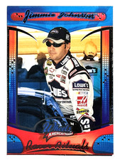 HOF'er JIMMIE JOHNSON 2004 Wheels American Thunder RACER RITUALS Racing Card #72