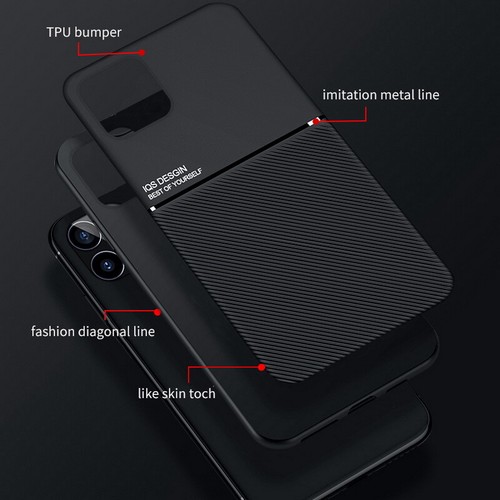 Luksusowe skórzane magnetyczne metalowe hybrydowe etui pokrowiec na iPhone 14 13 12 11 Pro Max X - Zdjęcie 10 z 15