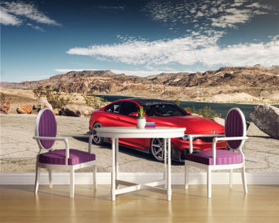 Cool Red Sports Cars 3D Full Wall Mural Photo Wallpaper Printing Home Kids Decor