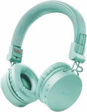 Cuffie a padiglione Bluetooth Trust colore Turchese Con Microfono Ripiegabili