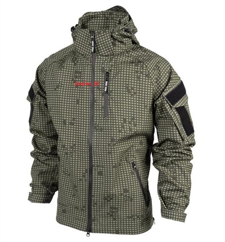 Camouflage Mens Tactical Hunting Hooded Jacket Cardigan Zipper Coat Outdoors New - Picture 2 of 18