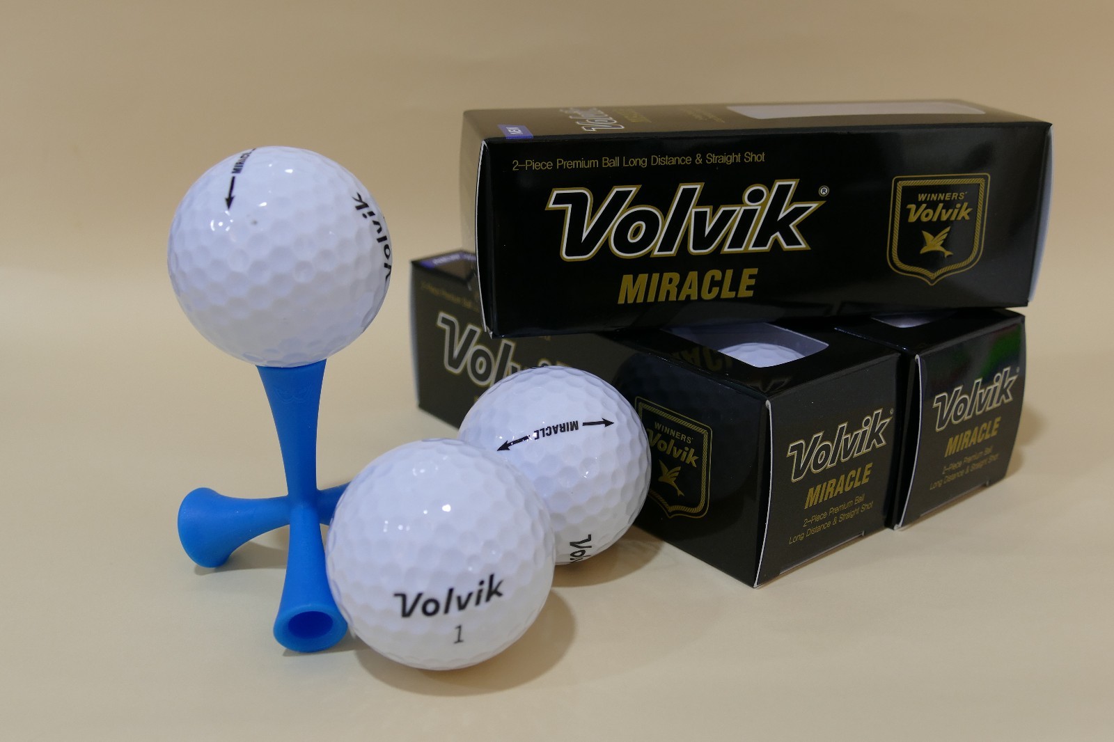 Volvik MIRACLE premium golf ball 2 piece White Color 1Dozen eBay