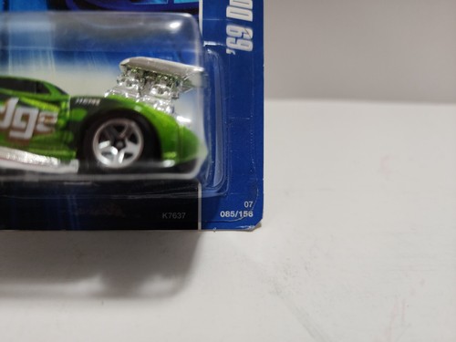 Hot Wheels All Stars 2007 '69 Dodge Charger Daytona Green K7637-0717 New Sealed - Picture 3 of 8