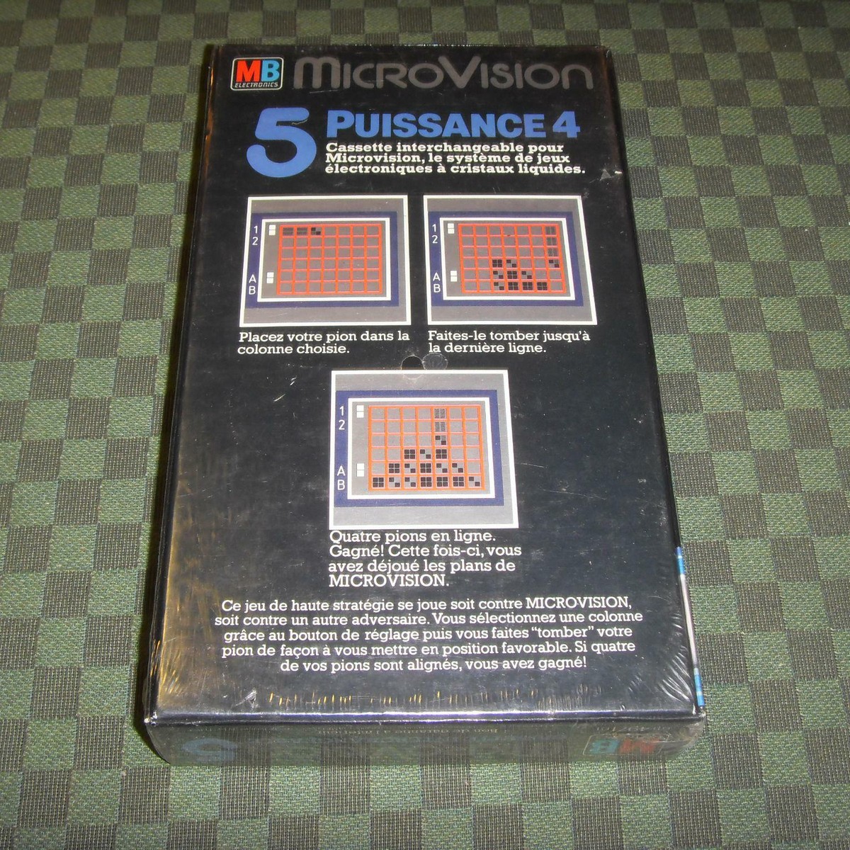 Console MB Microvision + 3 Jeux en boîte (complets) – Rare - Consoles