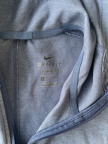 Nike Girls Dri-Fit blue zip-up Pullover Sweatshirt Size M. - Picture 3 of 7