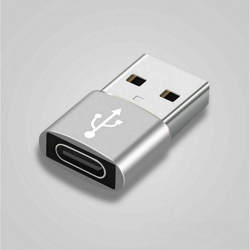 2x USB Type C Female to USB A Male Adapter Converter Charger Connector Plug - Imagen 9 de 12