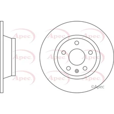 Apec Rear Brake Disc DSK2788 - OE High Quality Precision Engineered Part