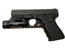 awesafe 1200 Lumens Tactical Flashlight  LED TLX-8 HL Ipx7 + 2 Cr123A Battery