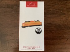 2022 HALLMARK - LIMITED EDITION Great Northern EP-5 Lionel Train Ornament MIB