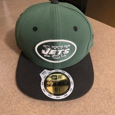 BRAND NWT NY NEW YORK JETS NEW ERA NFL FITTED FOOTBALL HAT CAP KIDS YOUTH 6 3/8