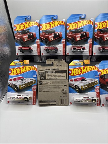 2024 Hot Wheels Land Rover, Layin Lowrider,Alfa Ro, Target Red Edition LOT OF 19 - Picture 20 of 24