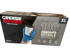 Grease Monkey All Purpose Nitrile Gloves, Size XLarge 2 Box (100 GLOVES)
