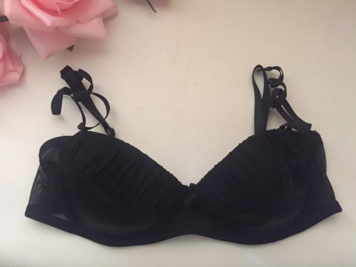 Unbranded Bra size it 3b us 34b eu 75b padded underwired black