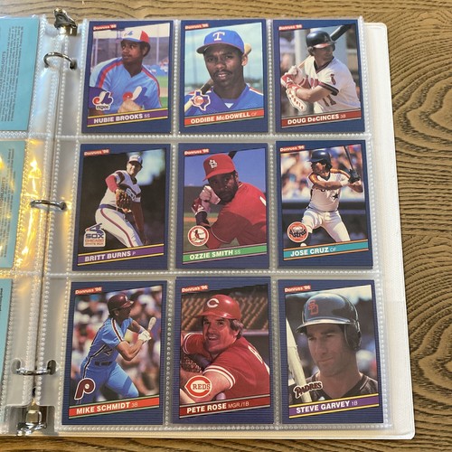 Carpeta de béisbol Donruss 1986 • 216 tarjetas • Juego de portada de arte personalizado • MLB de colección - Imagen 18 de 24