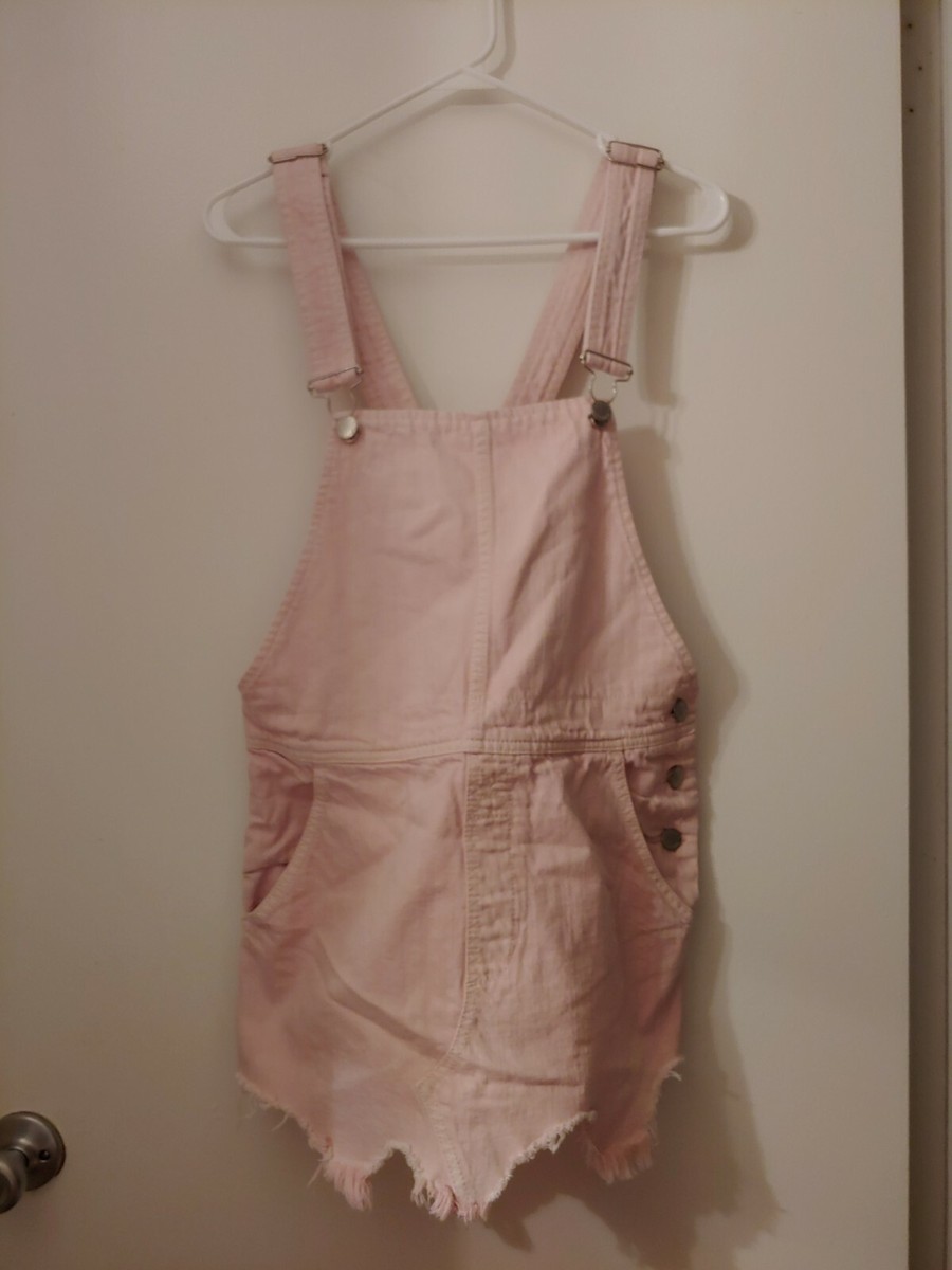 pink dress overalls Aohooy Womens Fall Overall Cozy Corduroy Bib Dresses Adjustable Straps Pinafore Suspender Skirt Jumper Pink,L Womens Pink Overalls Dresses, Clothing