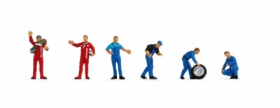 Noch Racecar Drivers and Mechanics 15107 HO Scale