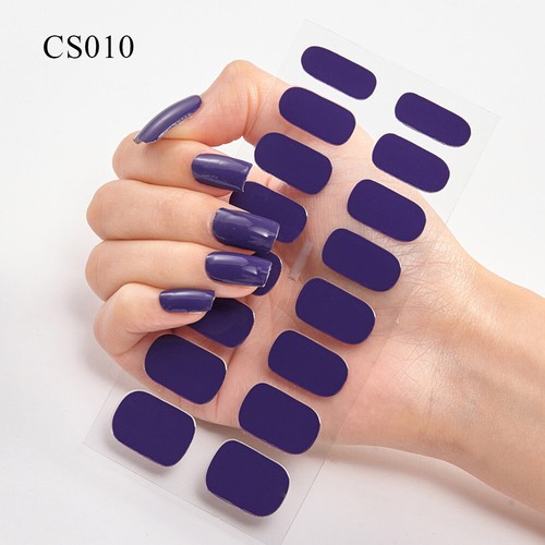 16 puntas pegatina para uñas hágalo usted mismo manicura envolturas completas para uñas calcomanía para uñas 3D papel mate 🙂 - Imagen 24 de 42