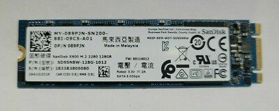 5枚美品SanDisk SSD X600 M.2 2280 128GB SATA SanDisk X600 128GB M.2 2280 SSD SATA 6GB/s SD9SN8W-128G-1102
