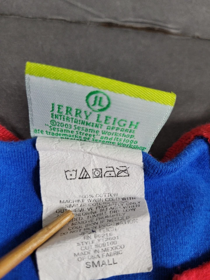 Camisa de colección Y2K 2003 'This Way to Sesame Street' Elmo camiseta raglán niños pequeña Foto 4 de 4