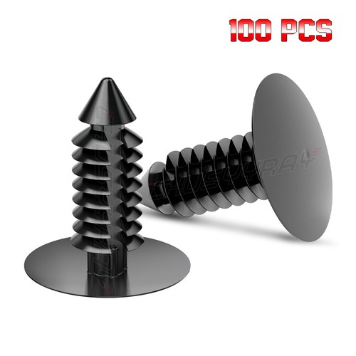 100 un. clips de escudo de guardabarros de retención orificio de diapositiva de 8 mm para Chrysler Dodge Jeep - Imagen 4 de 11