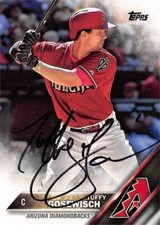 Tuffy Gosewisch autographed baseball card (Arizona Diamondbacks) 2016 Topps #680